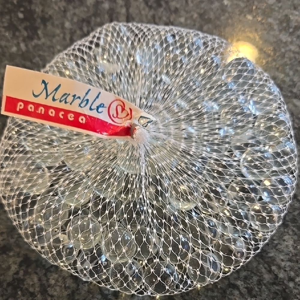 NWT PANACEA Clear Marbles